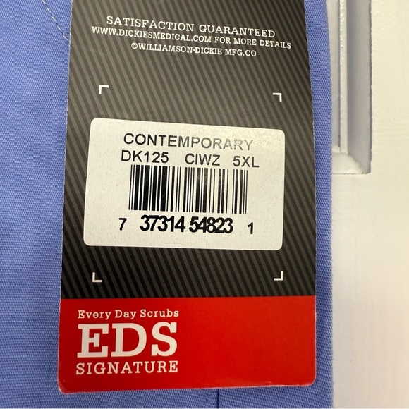 NWT Dickies EDS Scrub Pants 5X Ciel Blue Everyday Signature Scrubs  Pull On - Picture 4 of 7